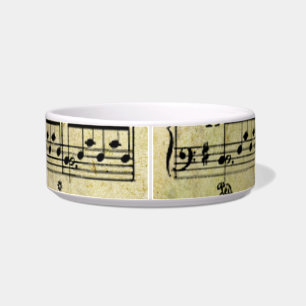 Comedero Vieja textura del papel de notas de la música del