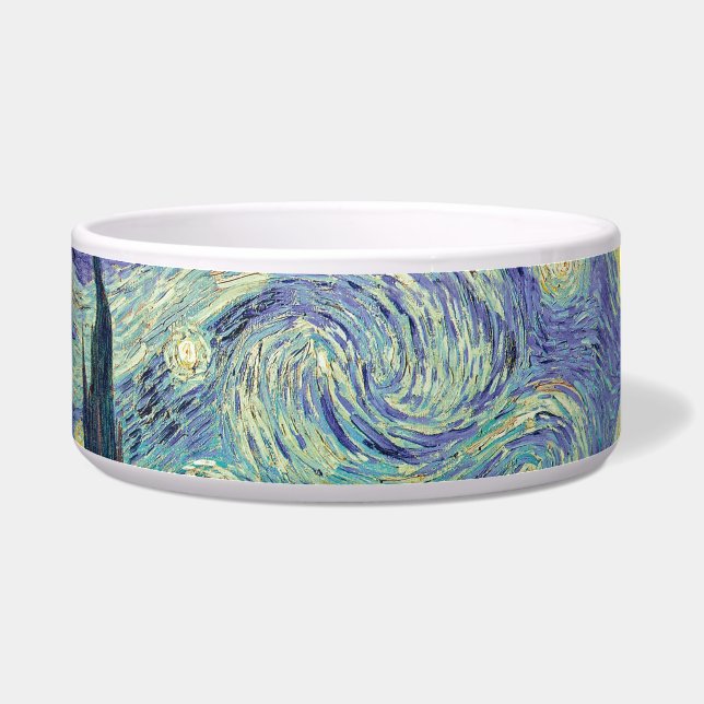 Comedero Vincent Van Gogh/ La Noche Starry (Izquierda)