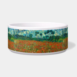 Comedero Vincent Van Gogh Poppy Field Floral Vintage Art