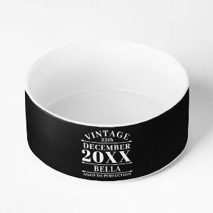 Comedero Viñeta personalizada de edad avanzada a perfección