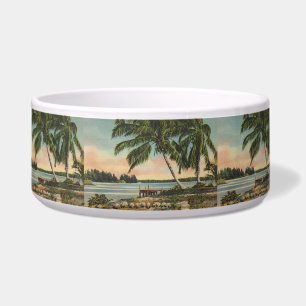 Comedero Vintage Coconut Palmas Breeze Tropical Sunset