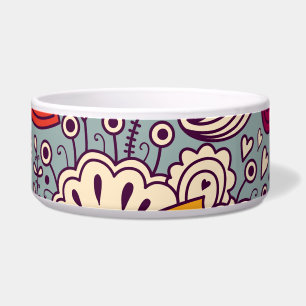 Comedero Vintage Floral Elegante Fondo
