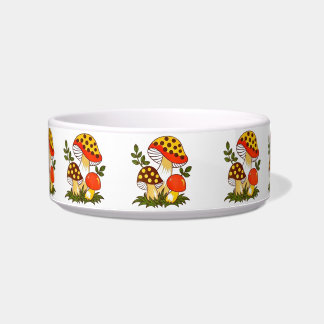 Comedero Vintage Merry Mushroom
