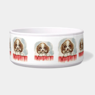 Comedero Vintage pimienta con hueso