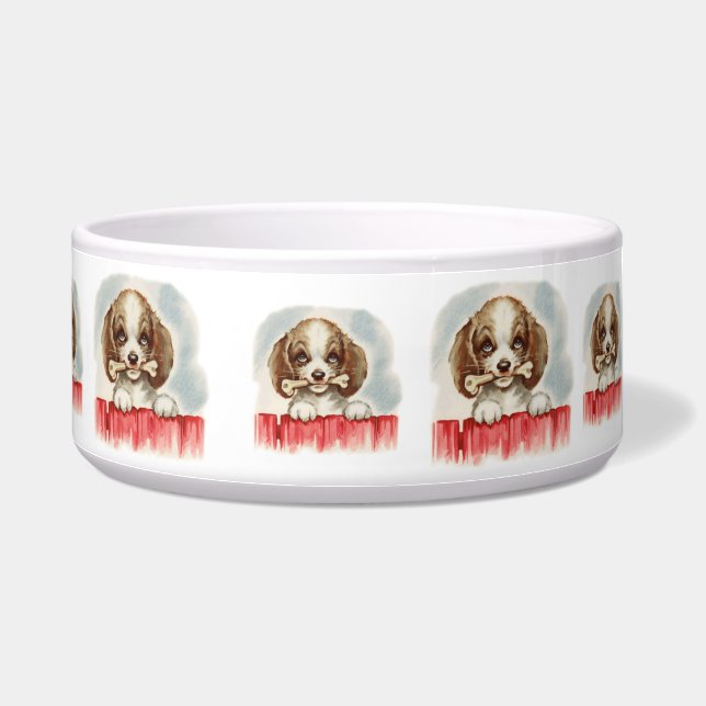 Comedero Vintage pimienta con hueso (Derecha)