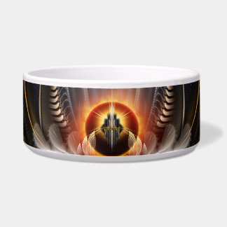 Comedero Vista Imperial Arte Fractal Bowl
