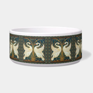 Comedero Walter Crane Swan, Rush E Iris Art Nouveau