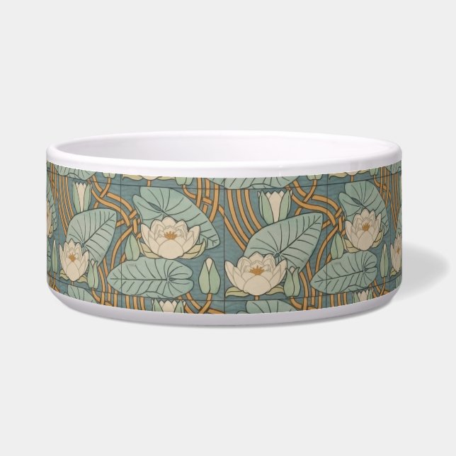 Comedero Water Lilies Lily Naturaleza Art Nouveau (Frente)