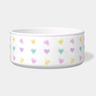 Comedero Watercolor Convo Heartz Dog Pattern Pet Bowl