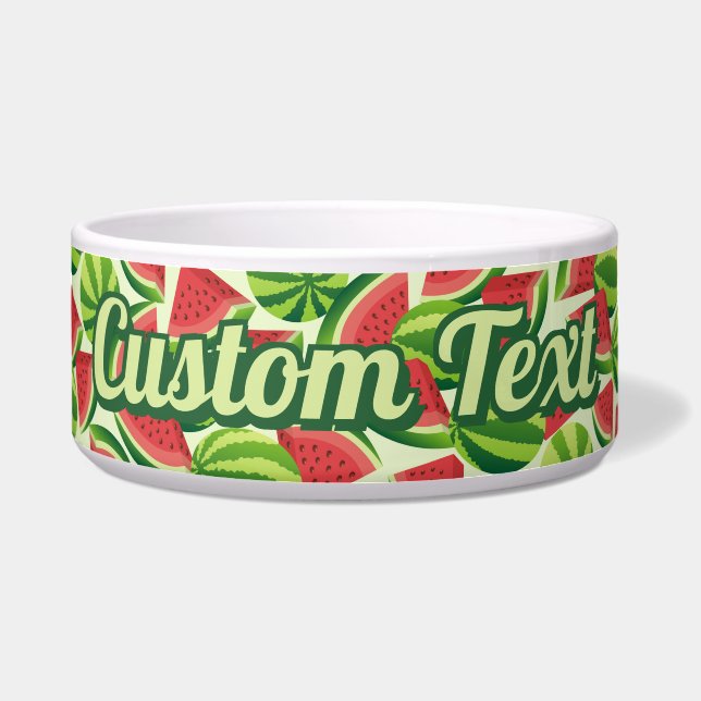 Comedero Watermelon Pattern Bowl (Frente)