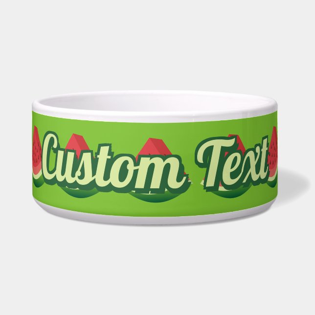 Comedero Watermelon Slice Bowl (Frente)