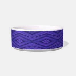 Comedero White bowl with vibrant purple exterior