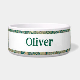 Comedero William Morris Forest Victorian Personalized