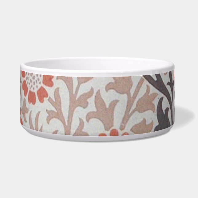 Comedero William Morris Grafton Diseño de Arte Botánico (Frente)