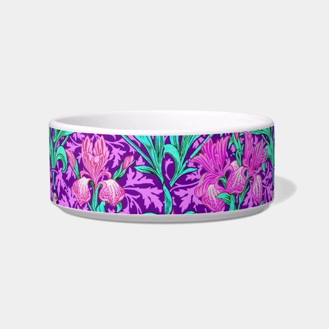 Comedero William Morris Irises, Amethyst Purple (Derecha)