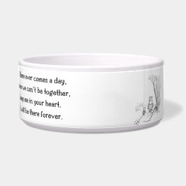 Comedero Winnie-the-Pooh "Forever" Ceramic Pet Bowl