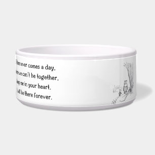 Comedero Winnie-the-Pooh "Forever" Ceramic Pet Bowl