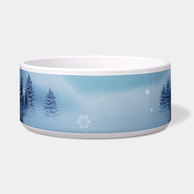 Comedero Winter Wonderland de noche (Frente)