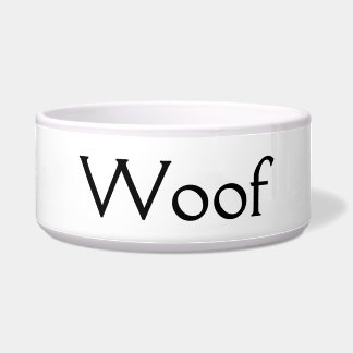 Comedero Woof Large Food Bowl Para Su Perro