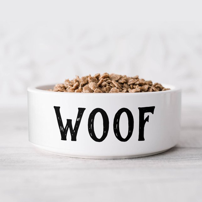 Comedero Woof Personalized Large Dog Bowl (Subido por el creador)