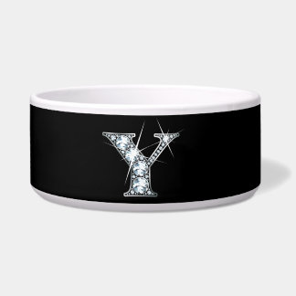 Comedero Y "Diamond Bling" Pet Bowl