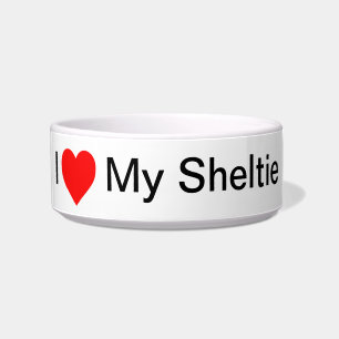Comedero Yo <3 My Sheltie Dog Bowl
