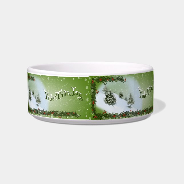 Comedero Yuletide Joy - tazón Mascota (Frente)