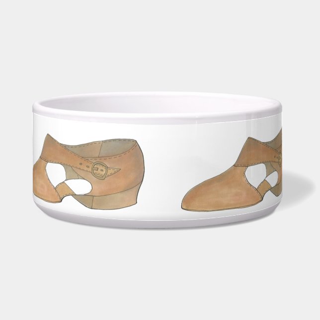 Comedero Zapato de profesor de baile moderno de Tan lírico (Frente)