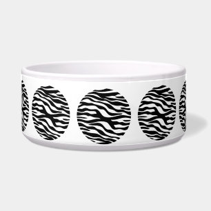 Comedero Zebra Print Polka Dots Dots Dog Bowl