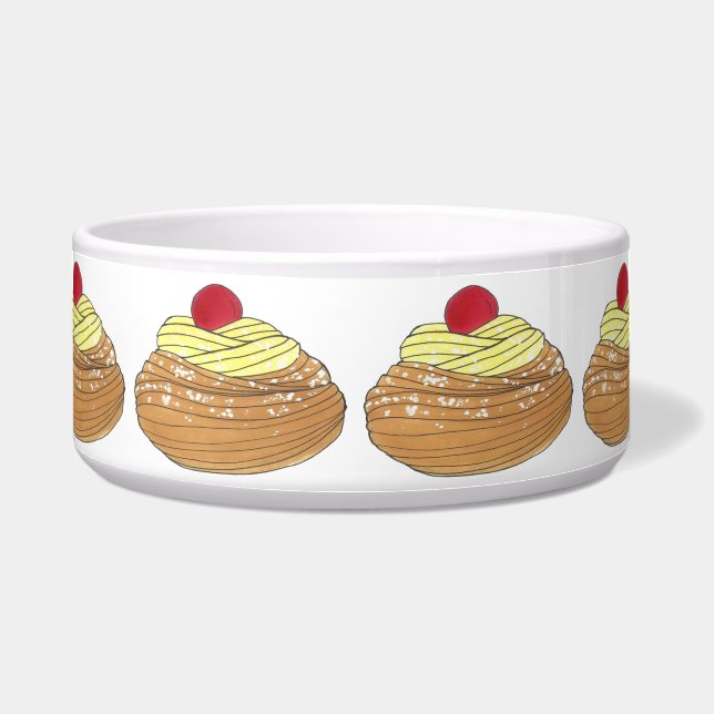 Comedero ZEPPOLE Alimento de pastelería de pasta frita de p (Frente)