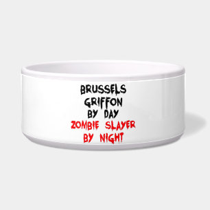 Comedero Zombie Slayer Brussels Griffon Dog