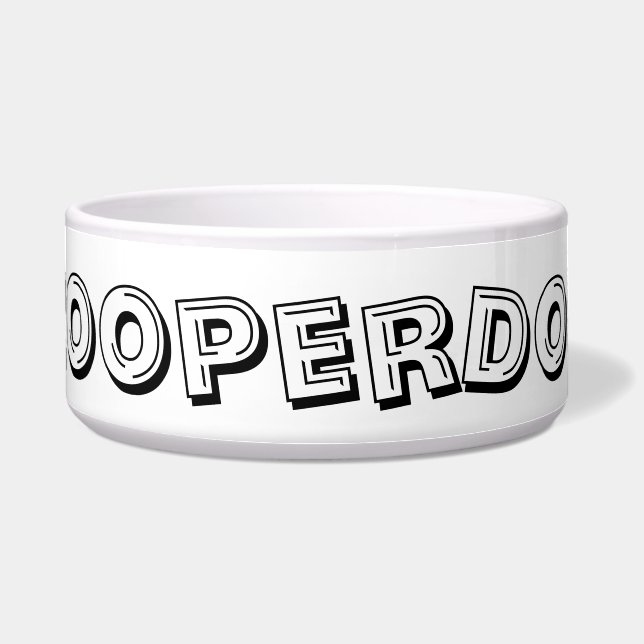 COMEDERO ZOOPER DOG BOWL (Frente)