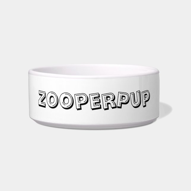 COMEDERO ZOOPERPUP DOG BOWL (Frente)