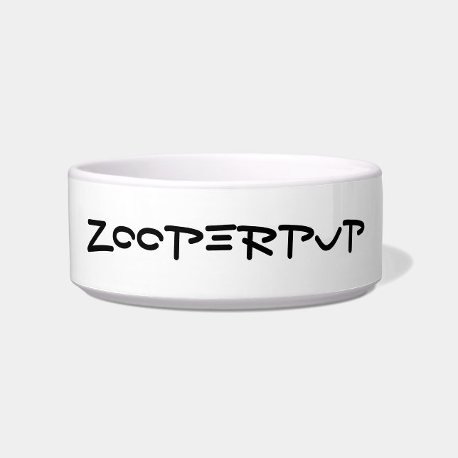 COMEDERO ZOOPERPUP DOG BOWL (Frente)