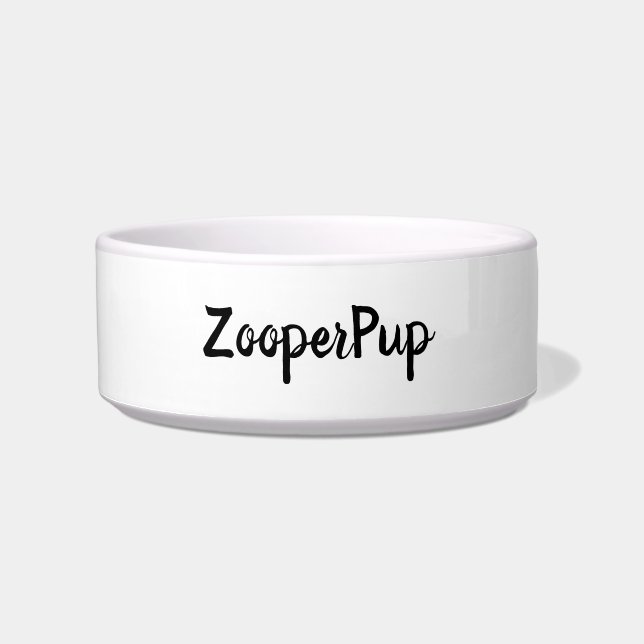 COMEDERO ZOOPERPUP DOG BOWL (Frente)