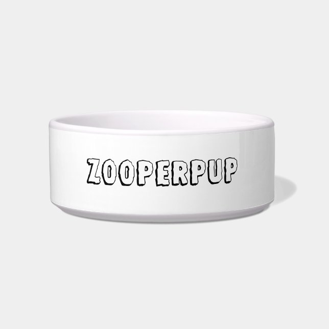 COMEDERO ZOOPERPUP DOG BOWL (Frente)