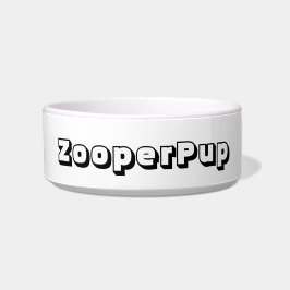COMEDERO ZOOPERPUP DOG BOWL