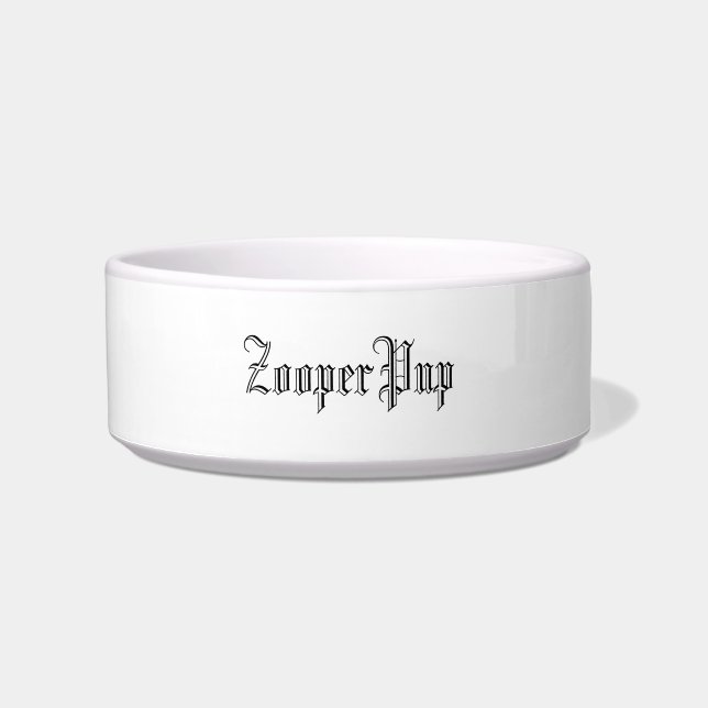 COMEDERO ZOOPERPUP DOG BOWL (Frente)
