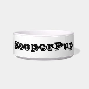 COMEDERO ZOOPERPUP DOG BOWL