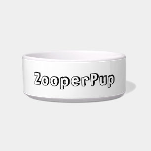 COMEDERO ZOOPERPUP DOG BOWL