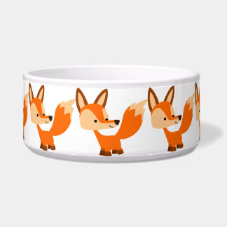 Comedero Zorra de Personalizado simpático lindo