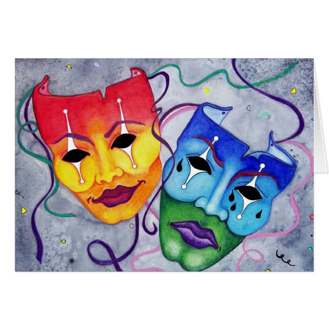Comedia y tragedia (Anverso (Horizontal))