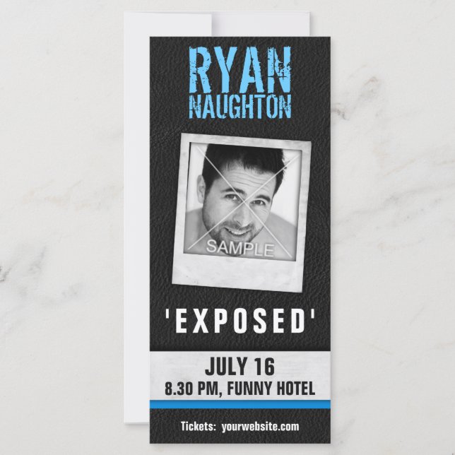 Comediante del actor de fotos del marco de cuero d (Anverso)