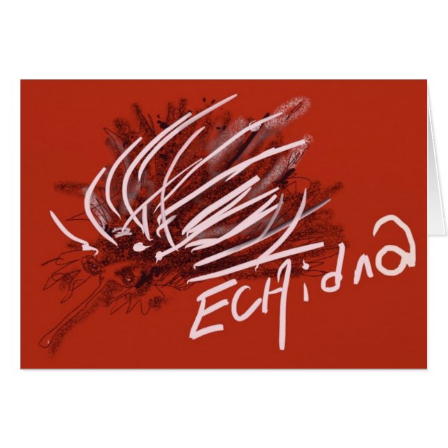 Comedor de la hormiga del erizo del puerco espín (Anverso (Horizontal))