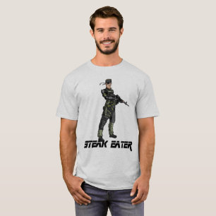 Comedor del filete - camiseta con Hank sólido
