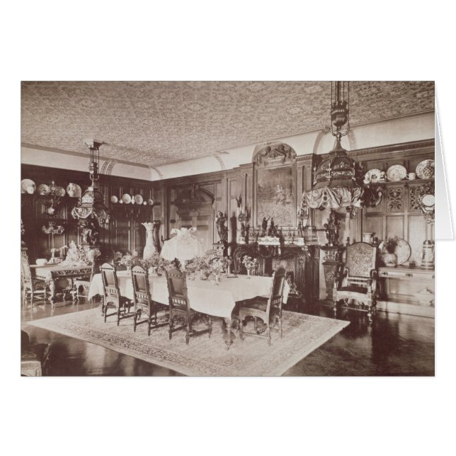 Comedor, Wickham Hall, Kent, 1897 (Anverso (Horizontal))