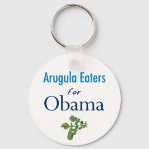 Comedores del Arugula para el llavero de Obama