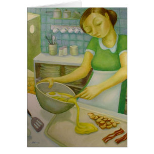 Comensal - huevos y tocino - por Lora Shelley