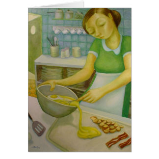 Comensal - huevos y tocino - por Lora Shelley