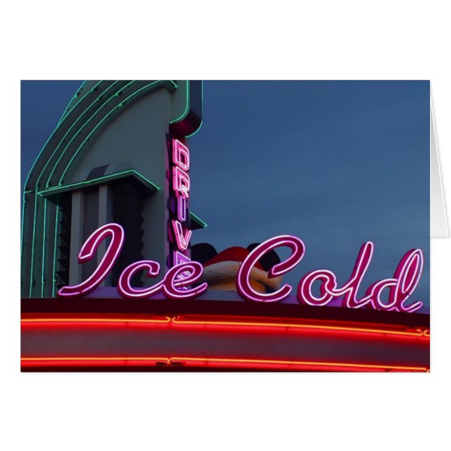 Comensales de neón helados (Anverso (Horizontal))